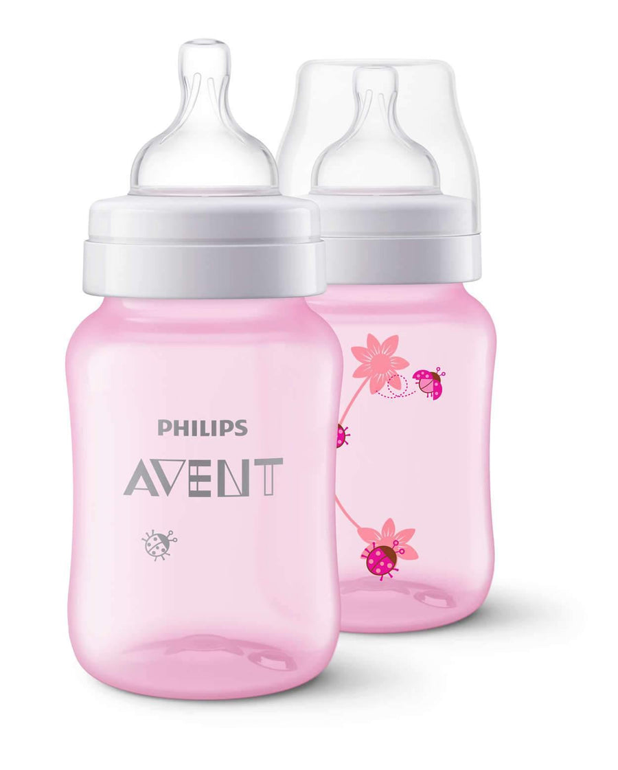 Philips Avent Baby Classic+ 1M+ 260ml PK2 Pink SCF573/21 (1881) (A+)