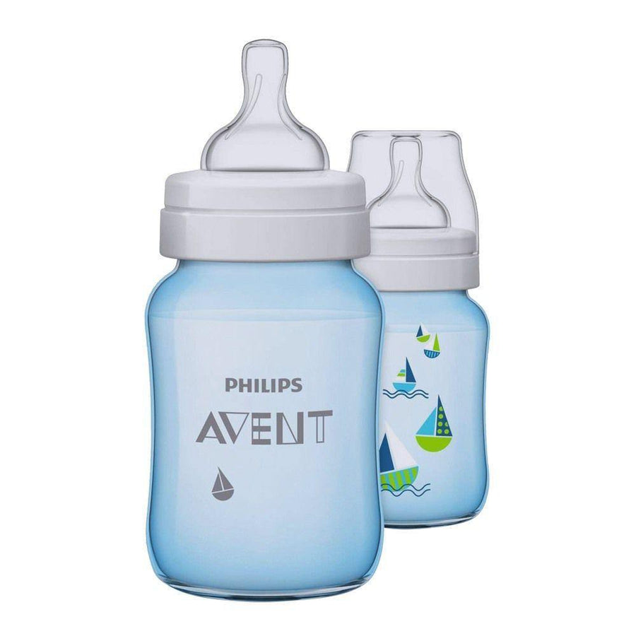 Philips Avent Baby Classic+ 1M+ 260ml PK2 Blue SCF573/22 (1882) (A+)