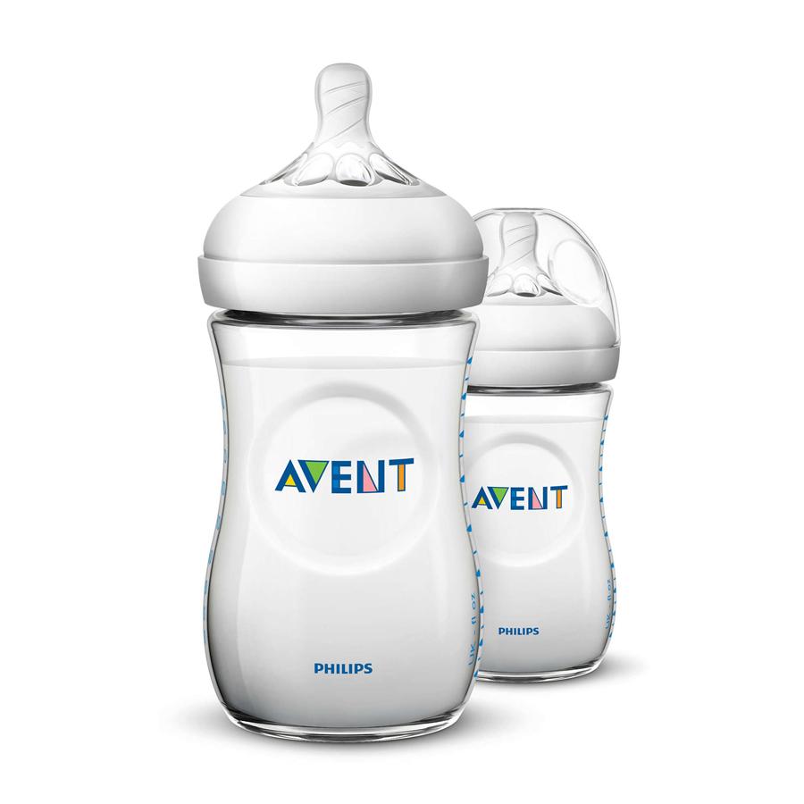 AP Baby Natural F/Bottle PK2 White 1M+ 260ml SCF693/23 (1891) (A+)