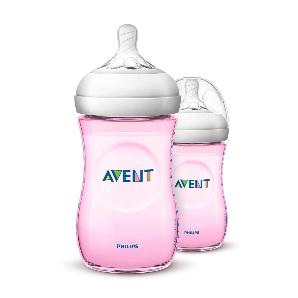 AP Baby Natural F/Bottle PK2 Pink 1M+ 260ml SCF694/23 (1893) (A+)