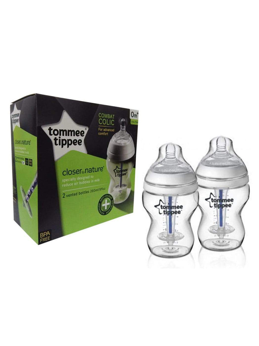 TT Baby Anticolic 0m+ Vented Bottles 2-Pack 422525/38  (A+)