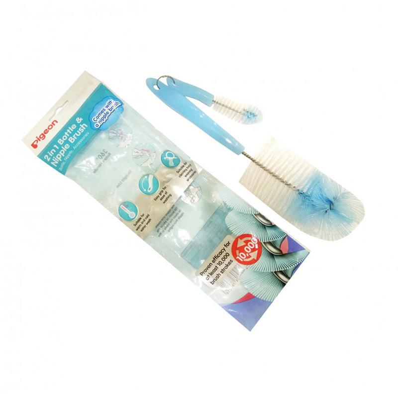 Pigeon Baby Bottle & Nipple Brush OPP Bag M78021 (A)