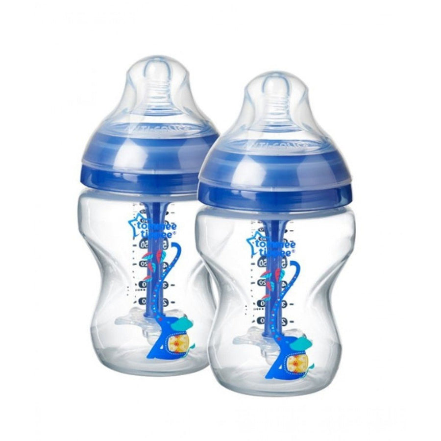 TT Baby Feeding Bottle 260ml 2pk 422657 Purple