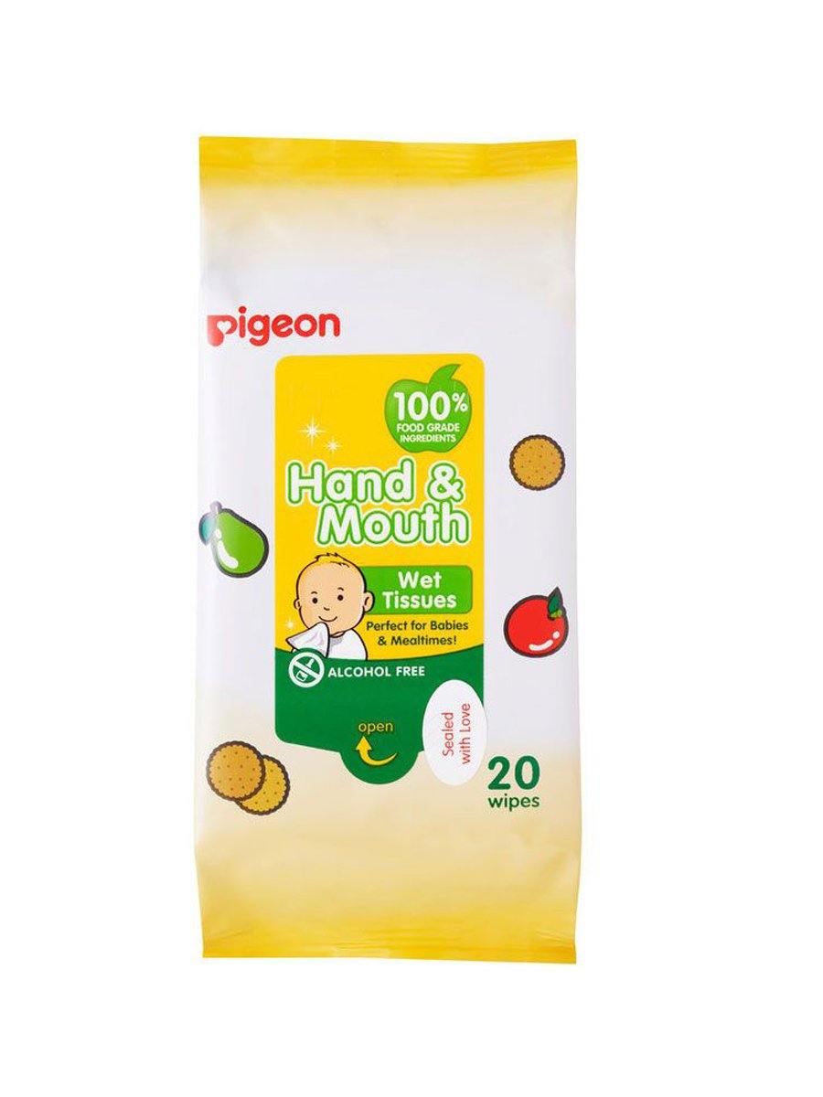 Pigeon Baby Hand & Mouth Wet Tissue 20pcs P26352
