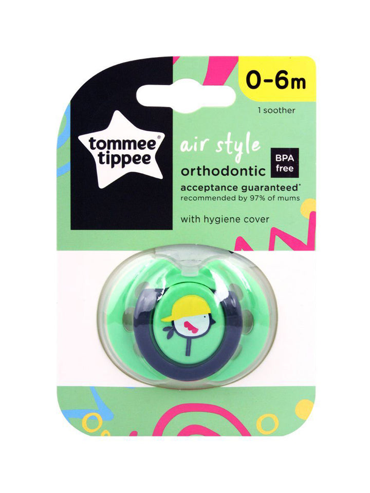 TT Baby Air Style Soother 1 Pack W/C 0-6M 433375/38 (Blue) (A+)