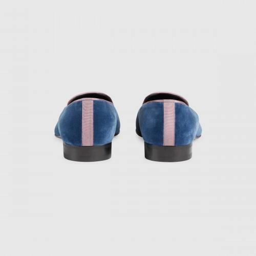 Gucci Men Velvet Loafers 581511FASF0 4276