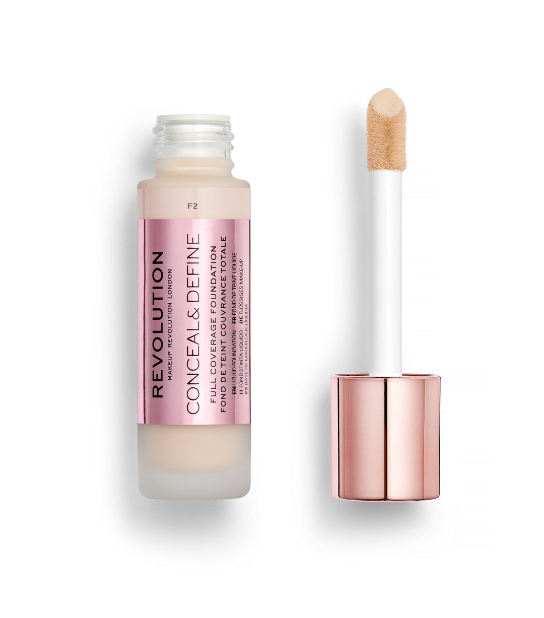 Makeup Revolution Conceal & Define Foundation # F2