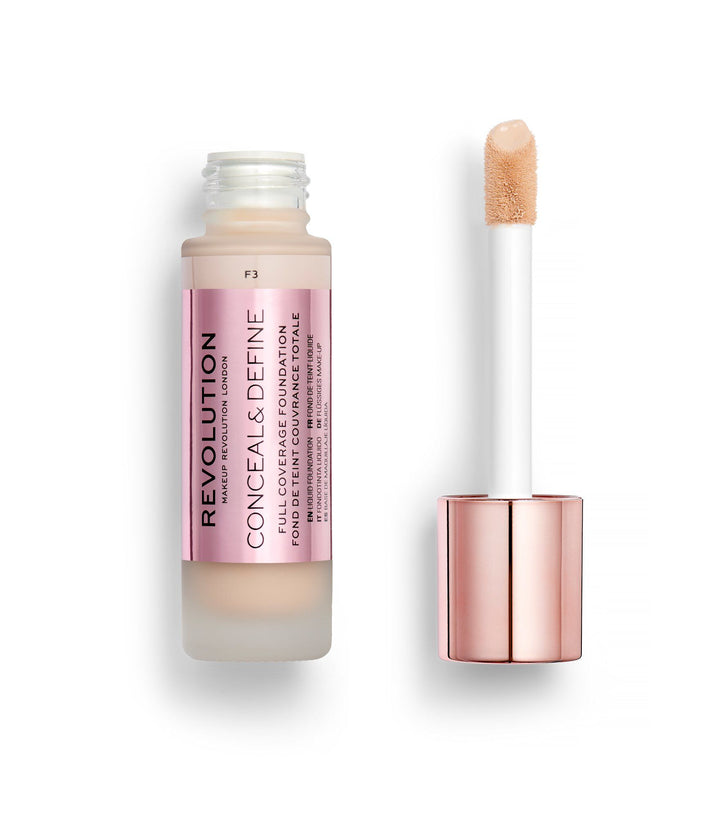 Makeup Revolution Conceal & Define Foundation F3