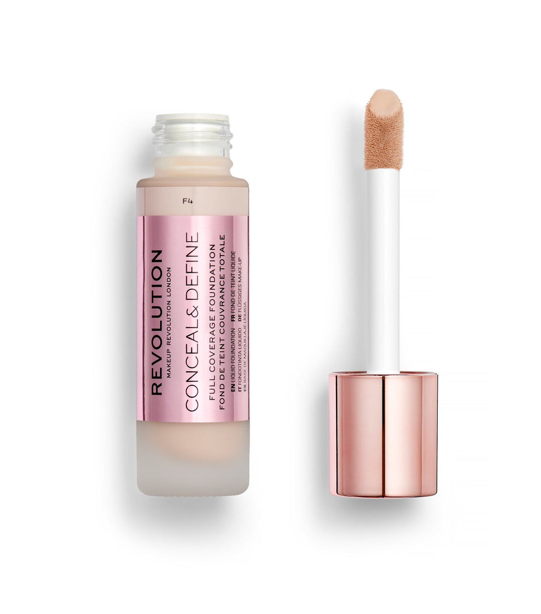 Makeup Revolution Conceal & Define Foundation # F4