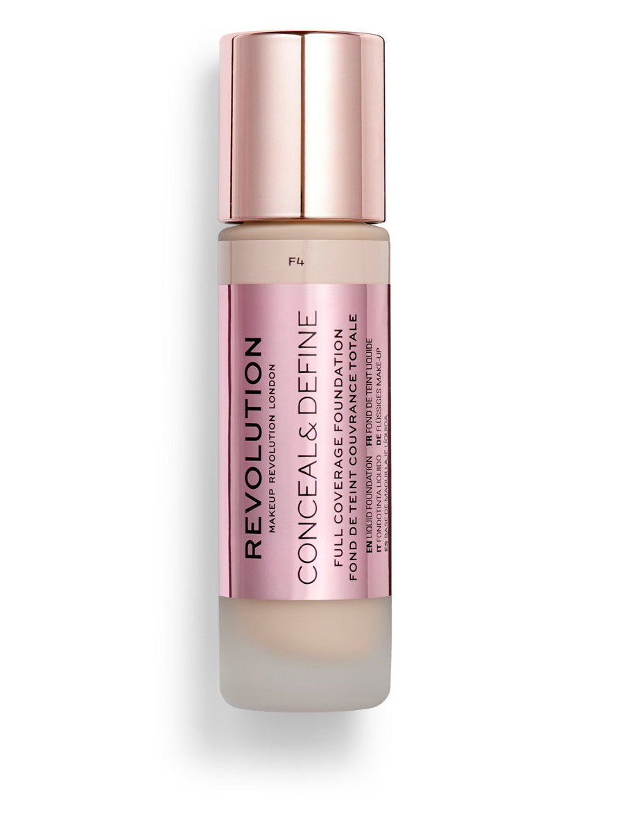 Makeup Revolution Conceal & Define Foundation # F4