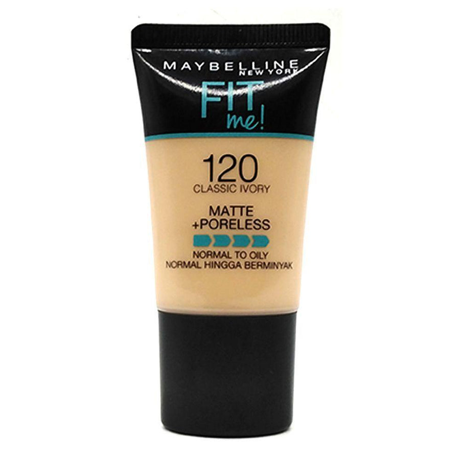Maybelline Fit Me Foundation Matte Poreless Tube 120 1711