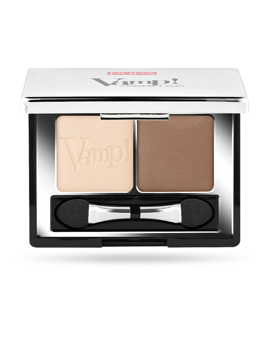 Pupa Vamp! Comp Duo Eyeshadow Duo Pure Colr Full Pay-Off - Milk Chocolate