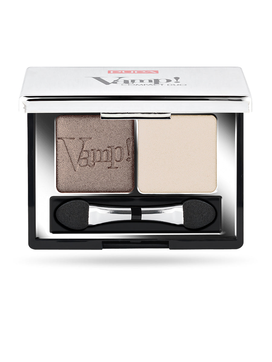 Pupa Vamp! Comp Duo Eyeshadow Duo Pure Colr Full Pay-Off - Brown Vanilla