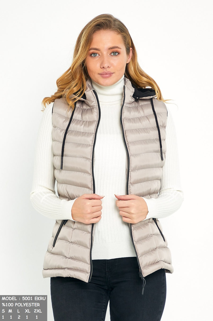 Dynamo Ladies Jacket F/L With Hood M5001