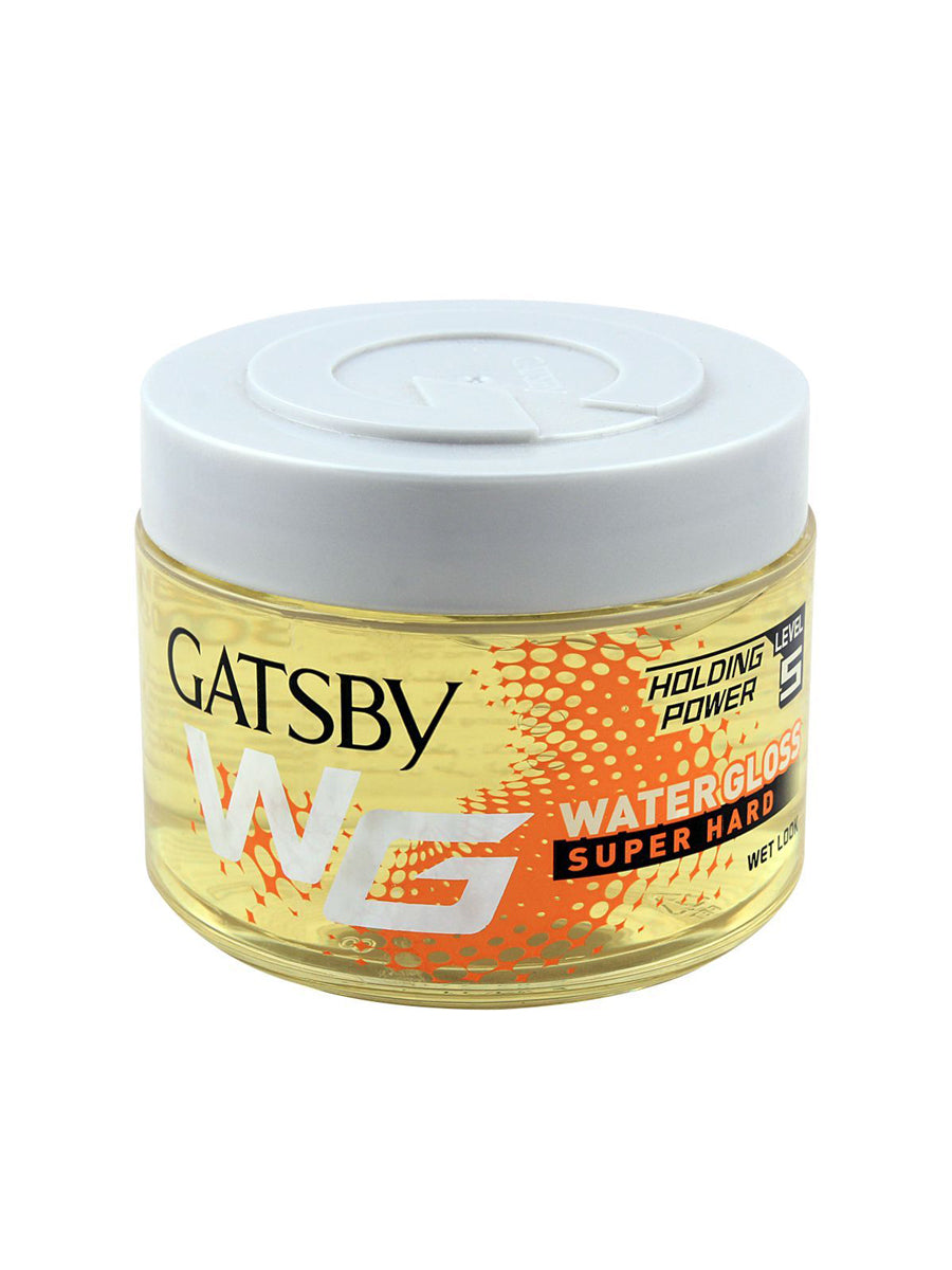 GATSBY GEL WATER GLOSS / WET LOOK SUPER HARD YELLOW 300G