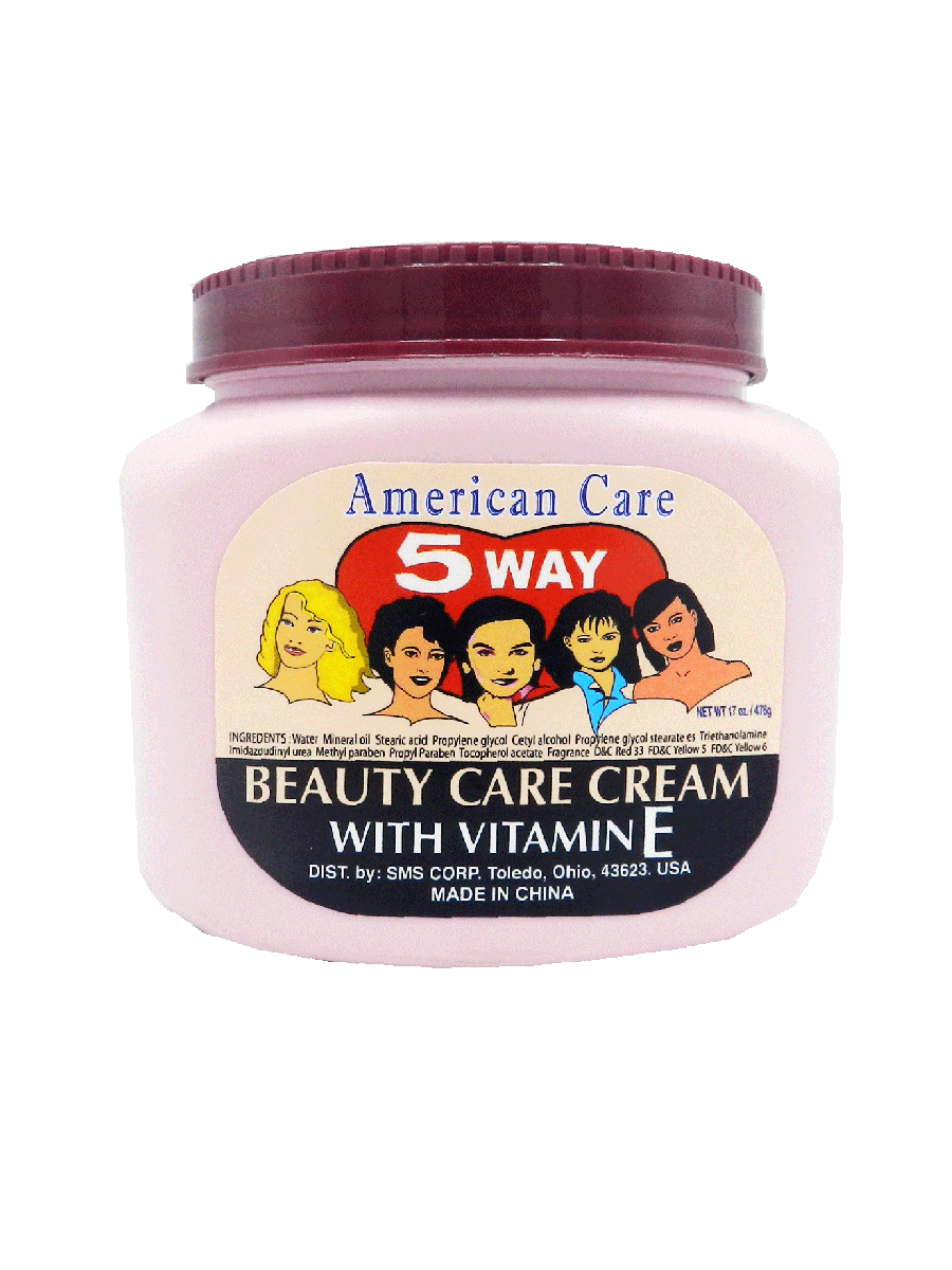 SKIN CARE CREAM AMERICAN CARE 5 WAY WITH VITAMIN-E 476G