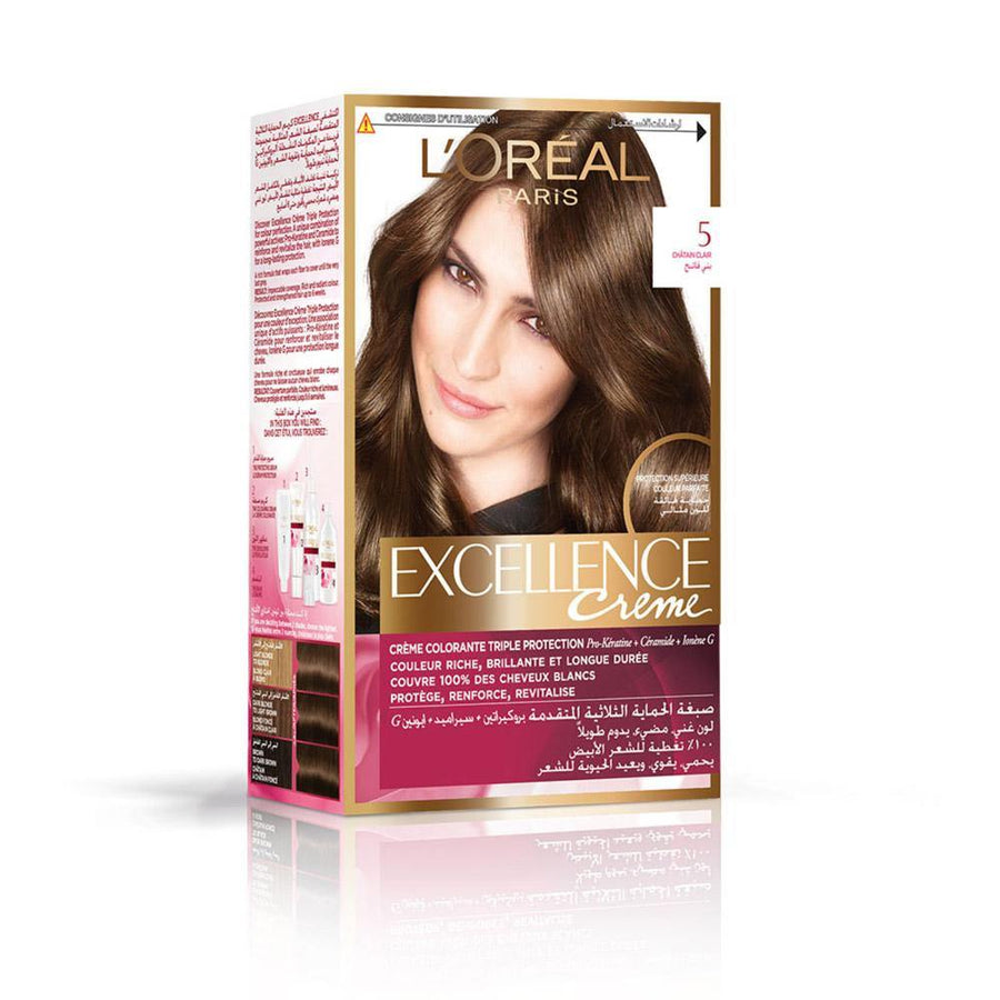 Loreal HairColor Excellence Creme No. 5 (Light Brown)
