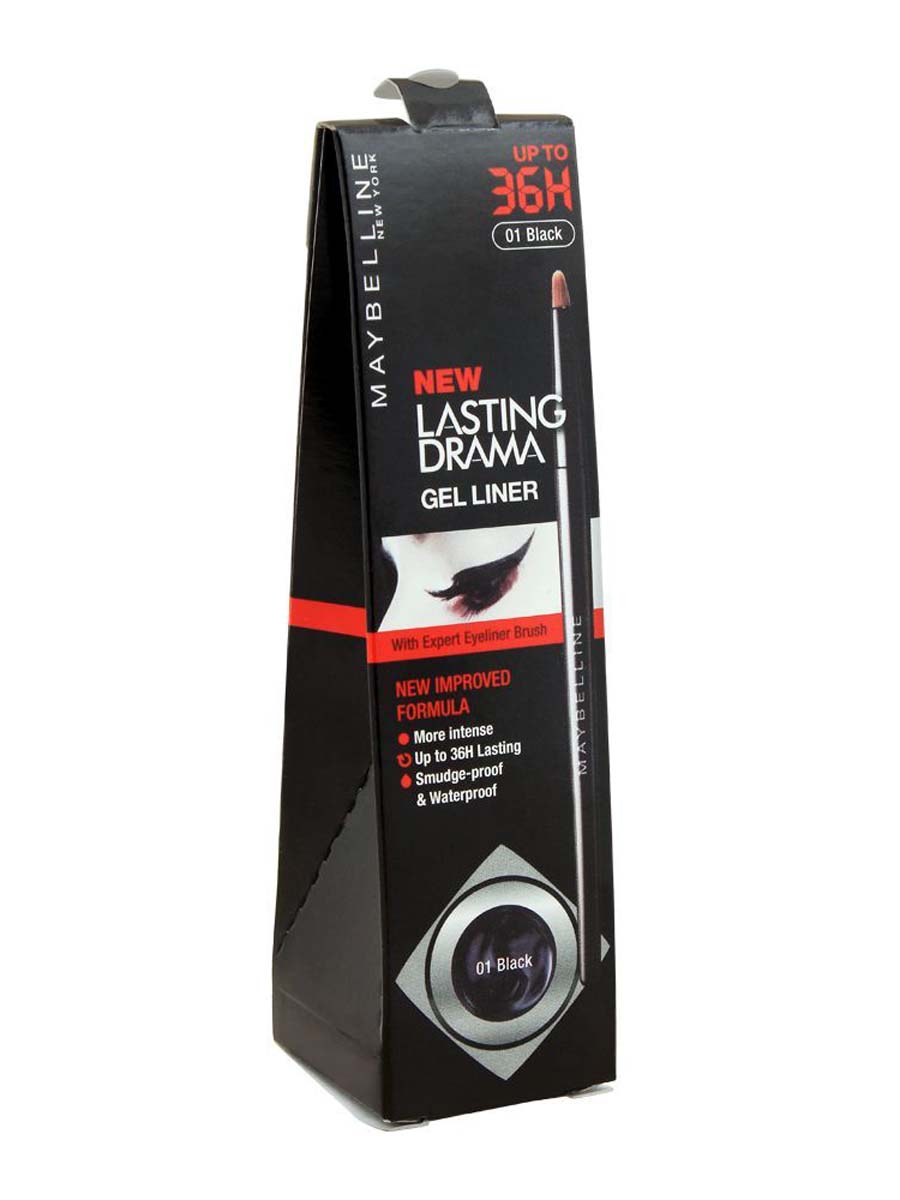 Maybelline Gel Liner Lasting Drama 01 BLK