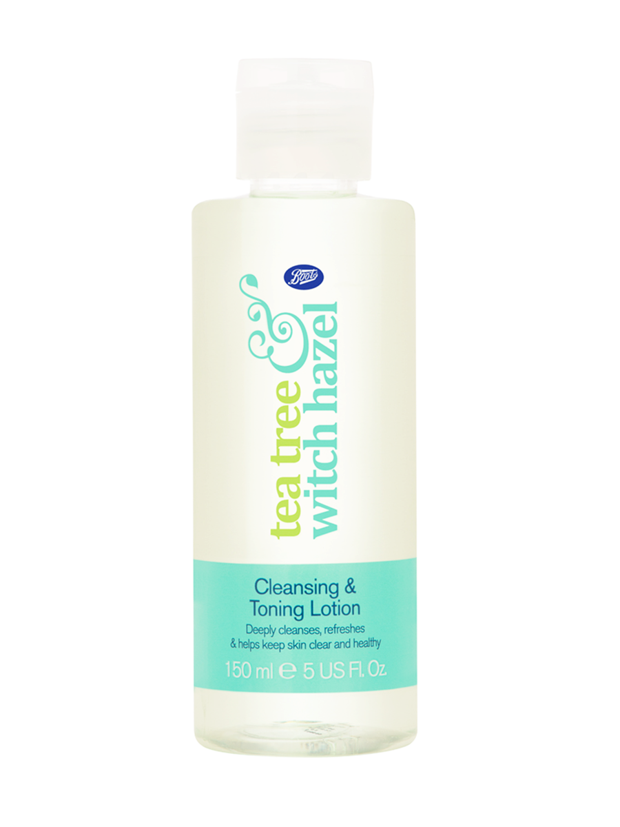 Boots Tea Tree Witch Hazel Cleansing & Toning Lotion 150Ml