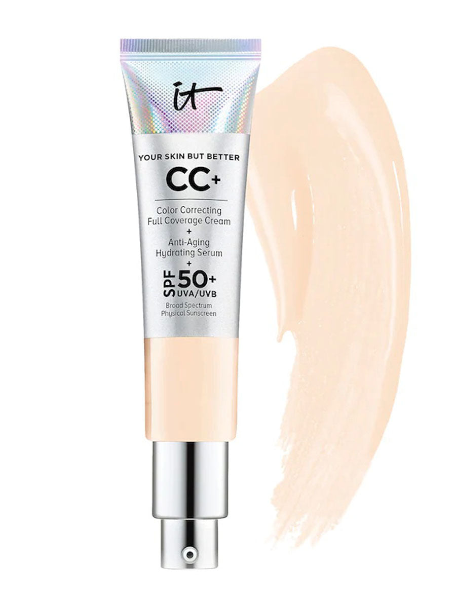IT CC + Spf 50+ UVA/UVB Color Correcting Full Coverage Cream +Anti Ageing Serum Fair Light 32ml