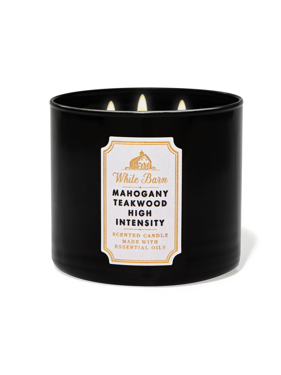 Bath & Body Works Mahogany Teakwood High Intensity Candles