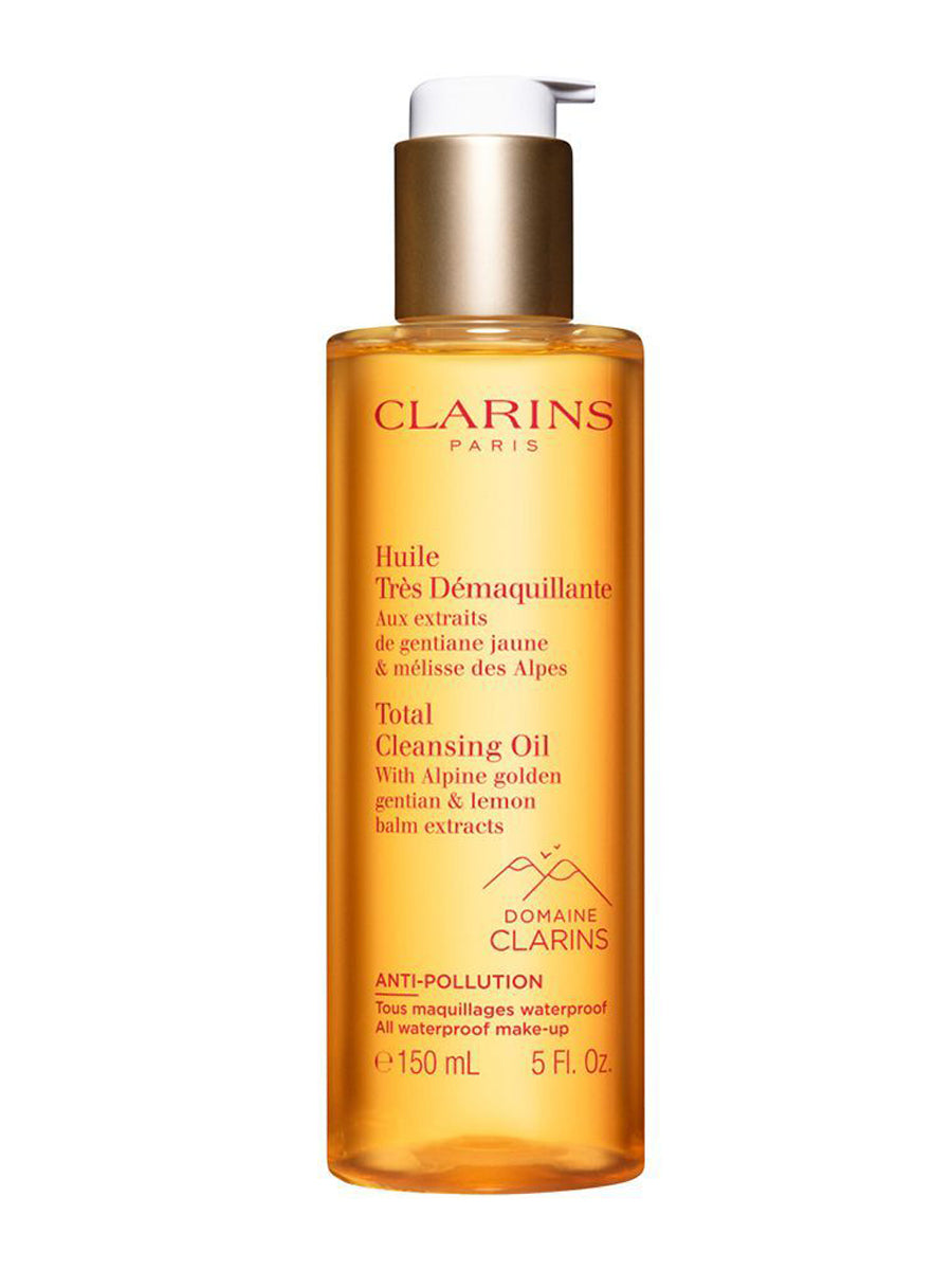Clarins Total Cleansing Oil With Alpine Golden Gentian & Lemon Balm Extracts 150ml