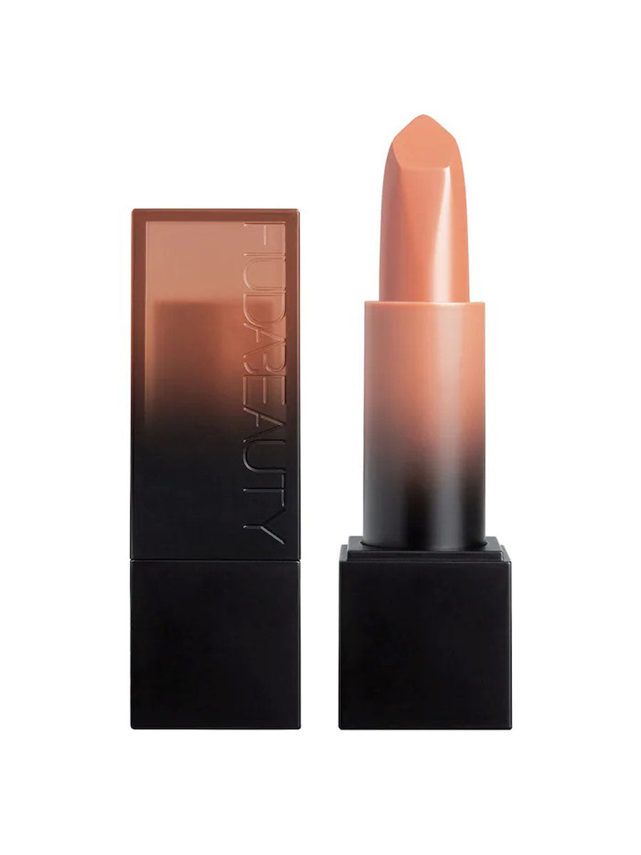 Huda Beauty Bossy Browns Power Bullet Cream Glow Cream Lipstick 3G # Rajah