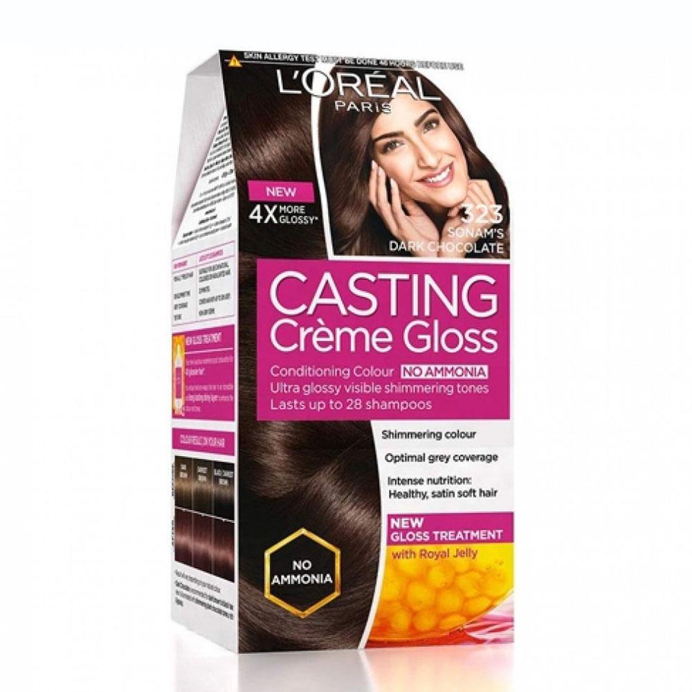 Loreal Hair Color Dark Chocolate #323