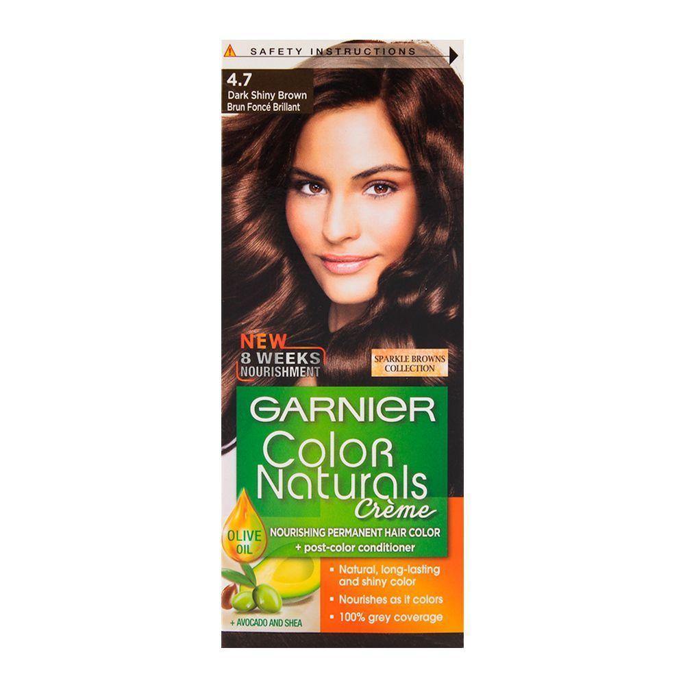 Garnier Color Natural Creme # 4.7 Dark Shiny Brown