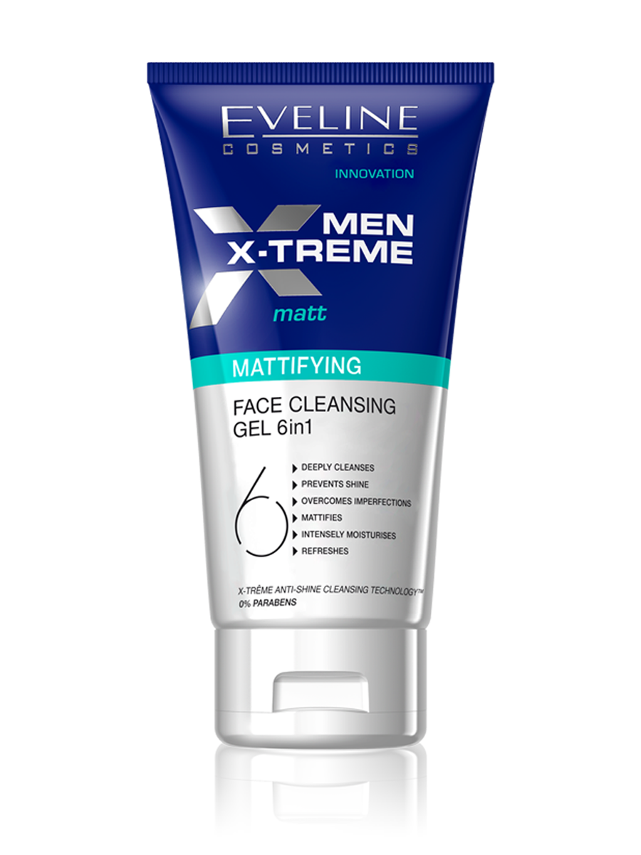 Eveline Men Extreme Face Cleansing Gel 6in1 150ml