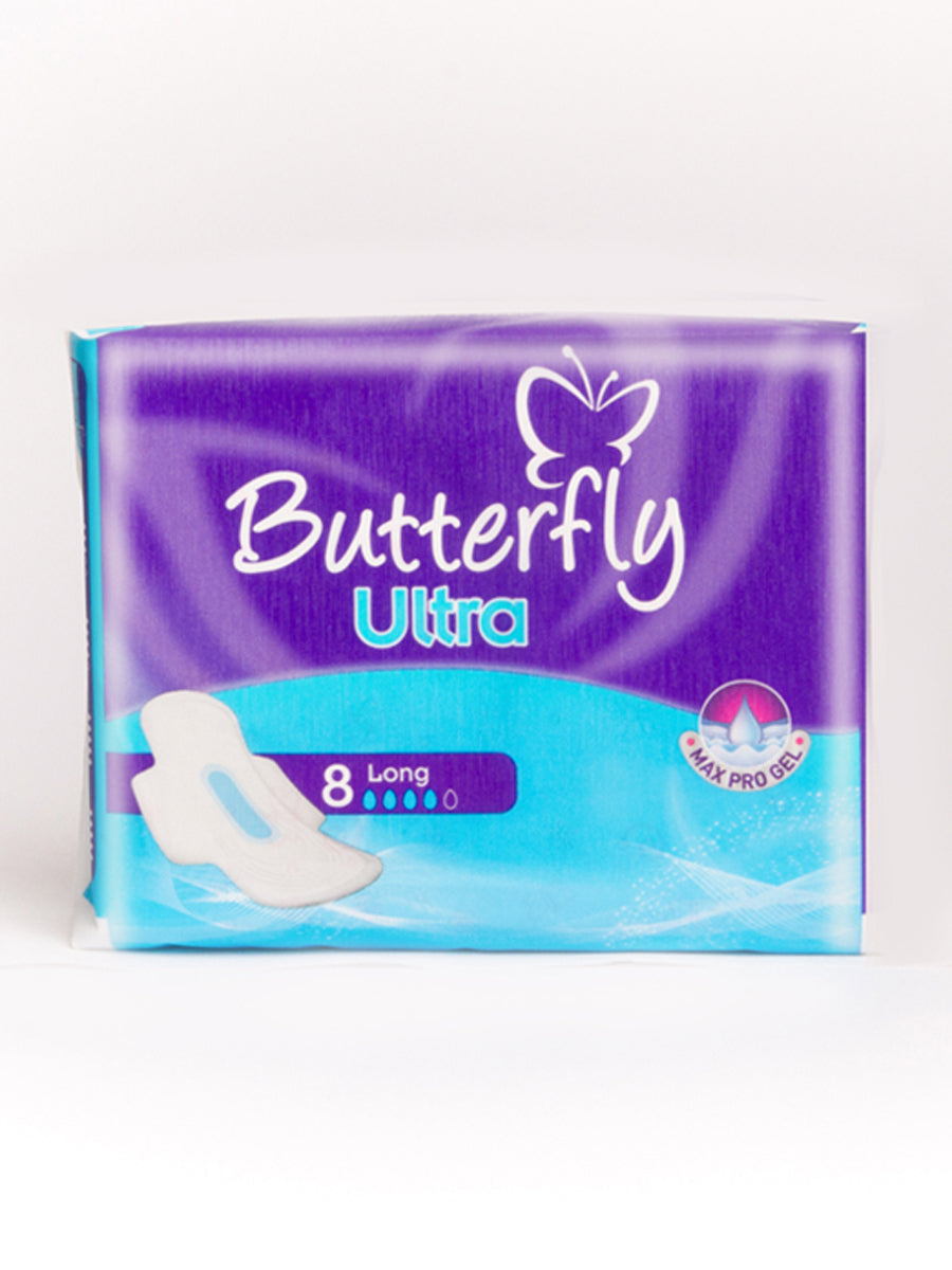 Butterfly Ultra Thin Economy Pack Sanitary Pads - XL - 7 Pcs - Extra Wide –  Butterfly Pakistan