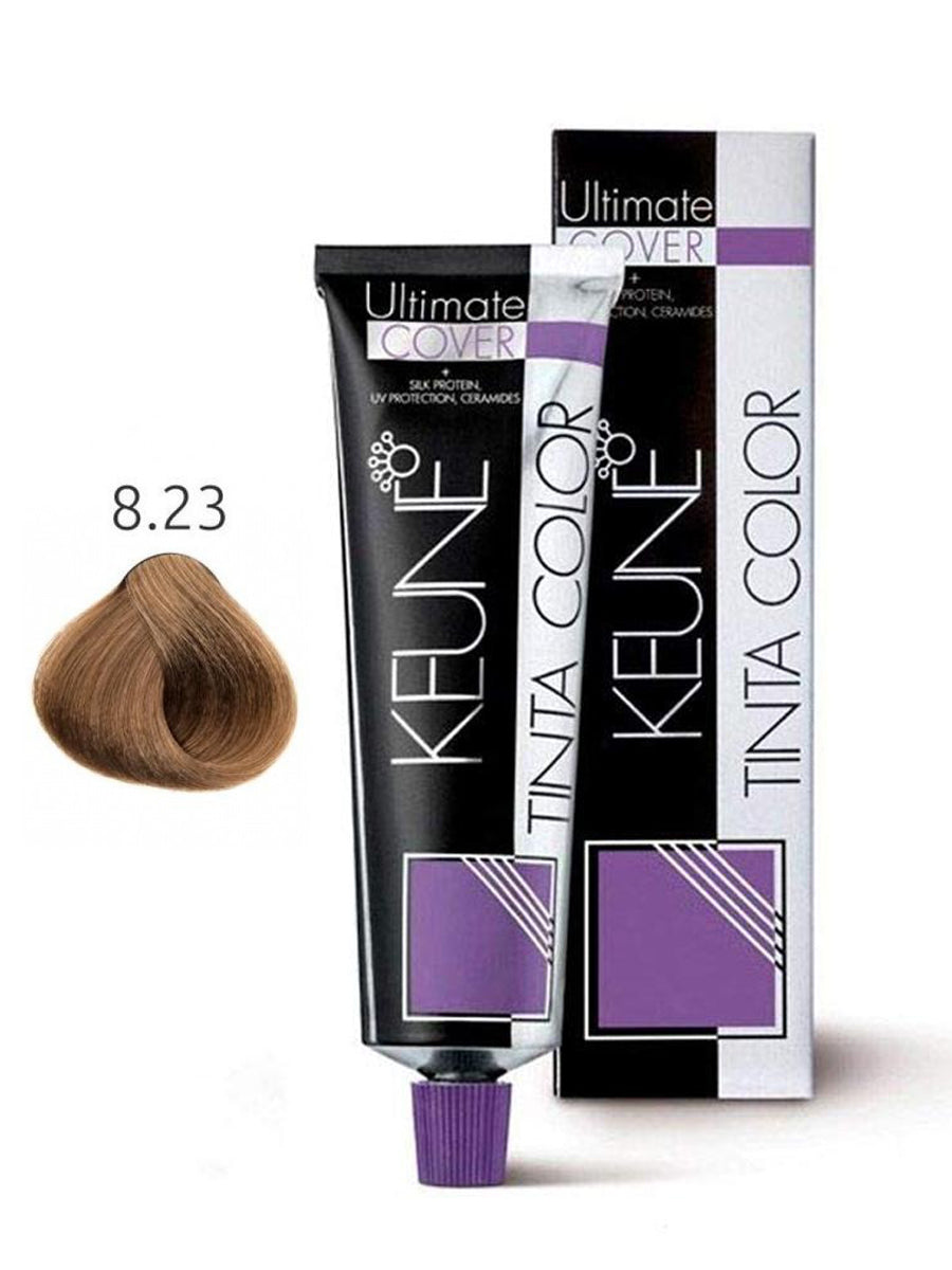 Keune Hair Color Tinta Ultimate Cover # 8.23