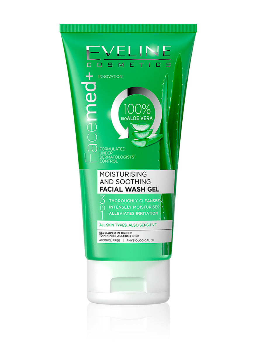 Eveline Facemed+ Moisturing And Facial Wash Gel 3 in 1 150ml