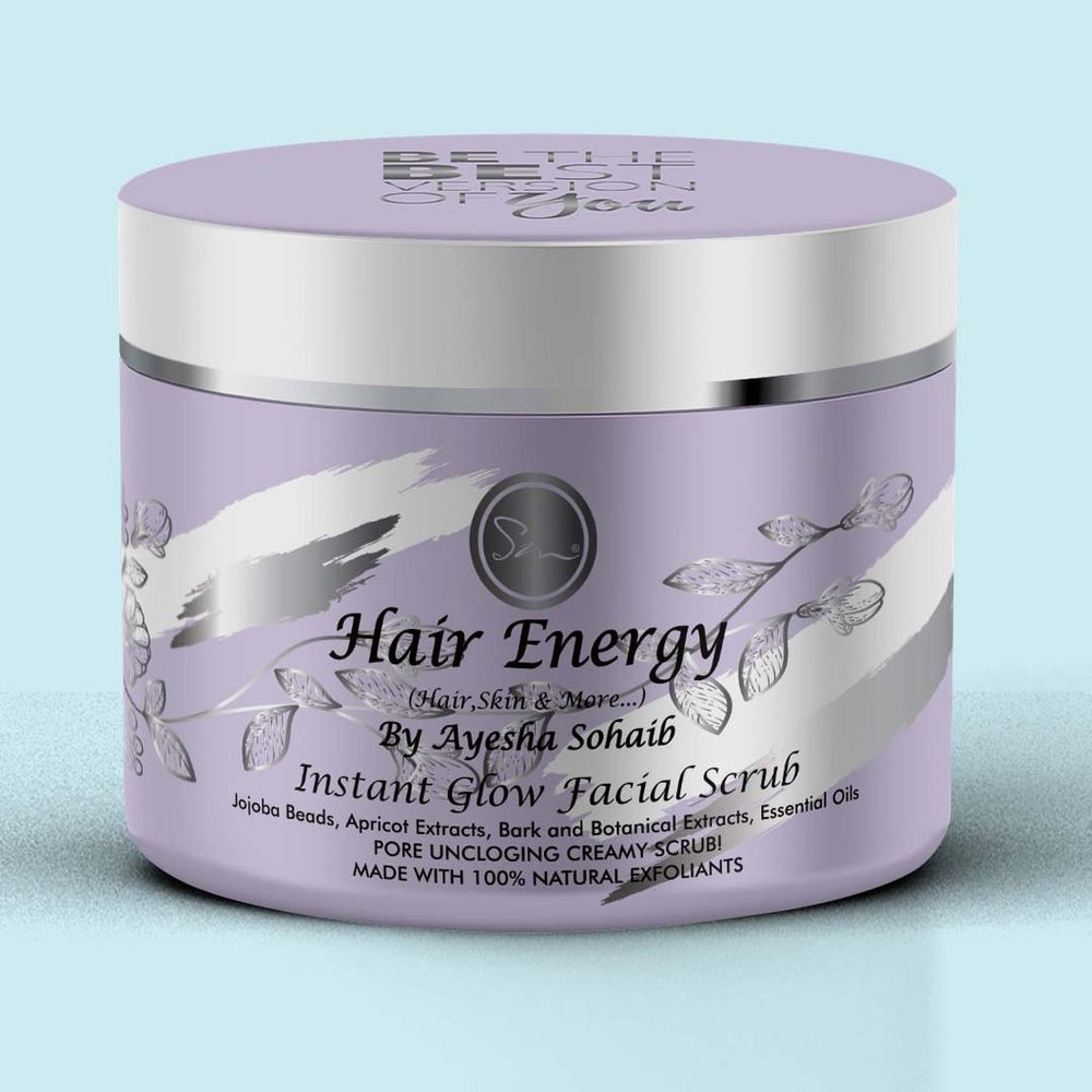 Hair Energy Instant Glow Facial Scrub 150gm