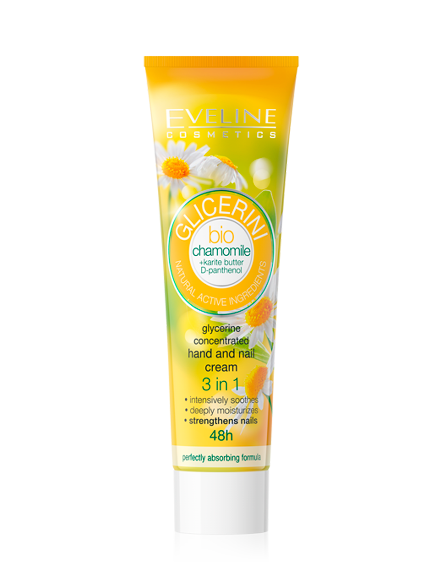 Eveline Glicerini Bio Chamomile Hand & Nail Cream 100ml