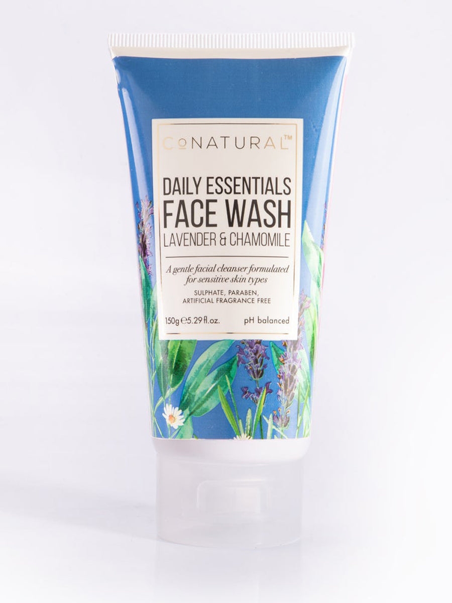 CoNatural Daily Essential Facewash - Lavender & Chamomile 150 Ml