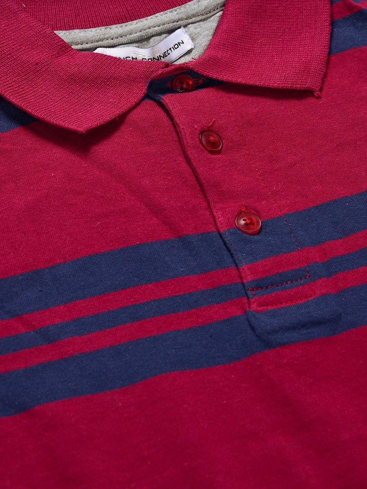 S/S Striper Polo With 72 Applique FC0158 (JB)