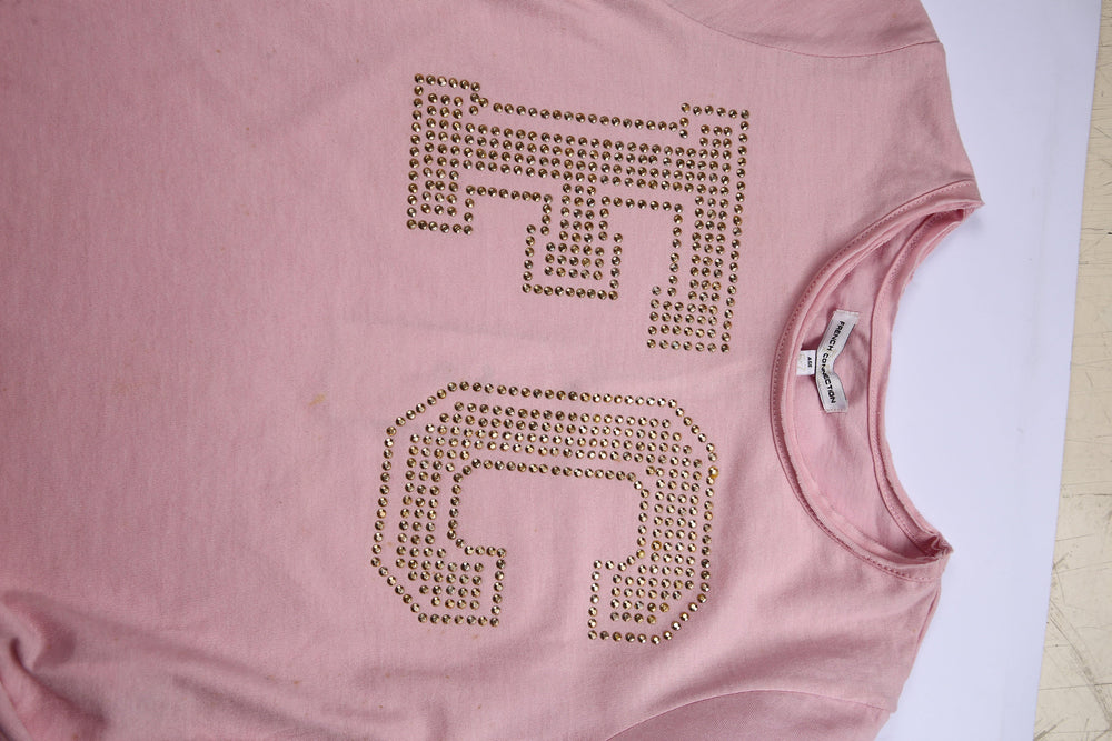 S/S Crew Neck With Fc- Stud FC-0217 (JG)