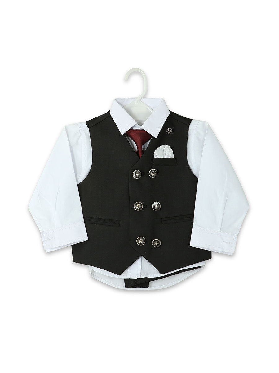 Imp Boys 3pcs WaistCoat Suit Plain 945 (S-21)