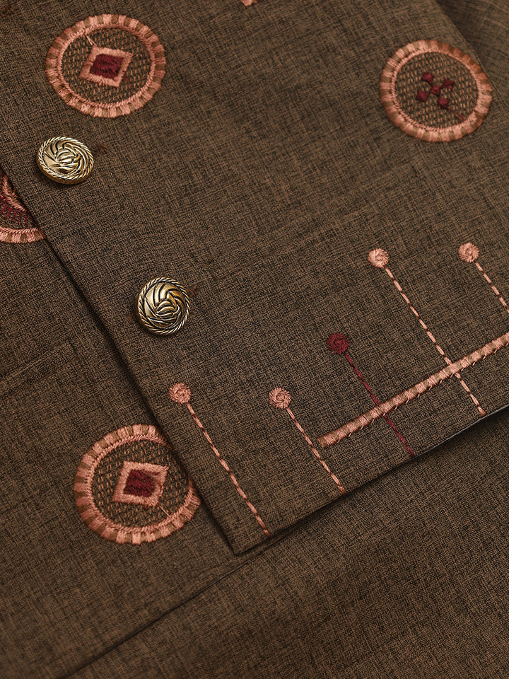 Tony Land Boys Shalwar Suit With Waist Coat 3Pcs #22011 (S-22)