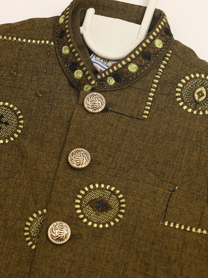 Tony Land Boys Shalwar Suit With Waist Coat 3Pcs #22011 (S-22)