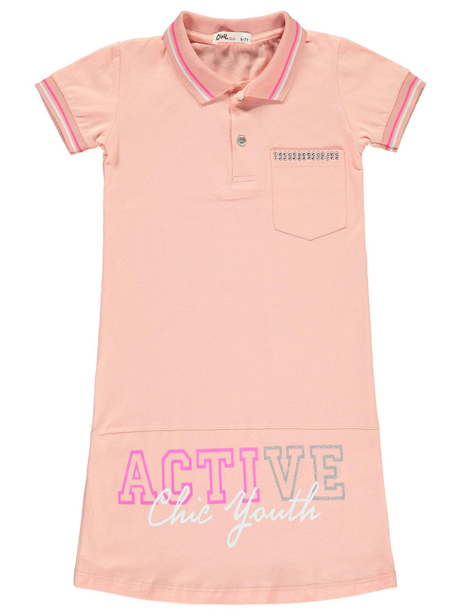 Civil Girls Tunic With Polo S-Tail #6910 (S-22)