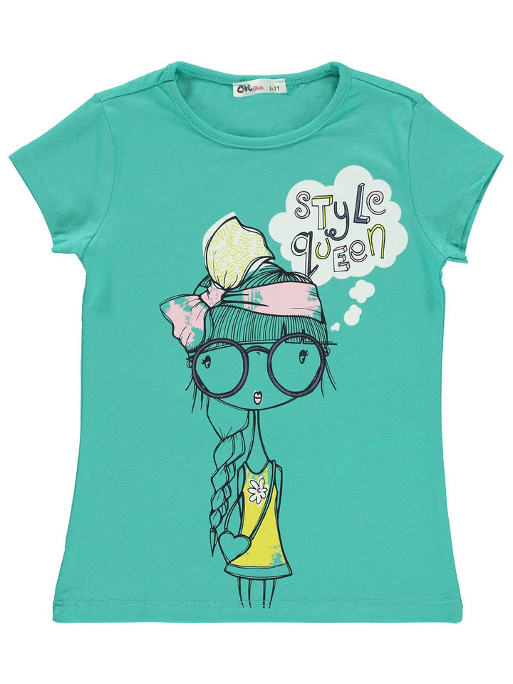 Civil Girls Crew Neck T-Shirt H/S #20237 (S-22)