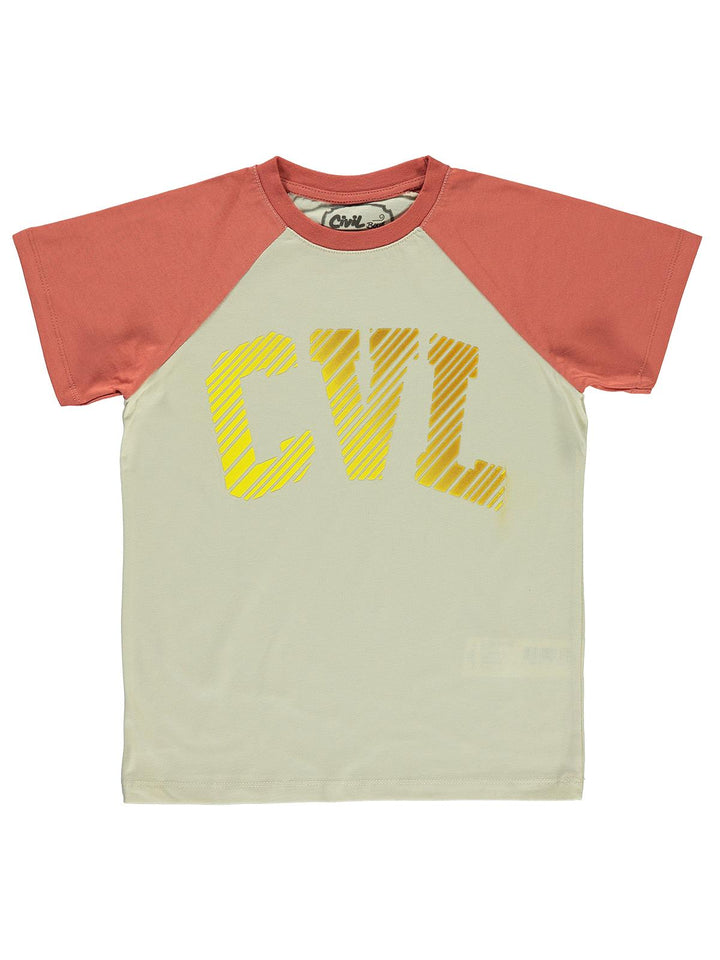 Civil Boys Crew Neck T-Shirt H/S #D867 (S-22)