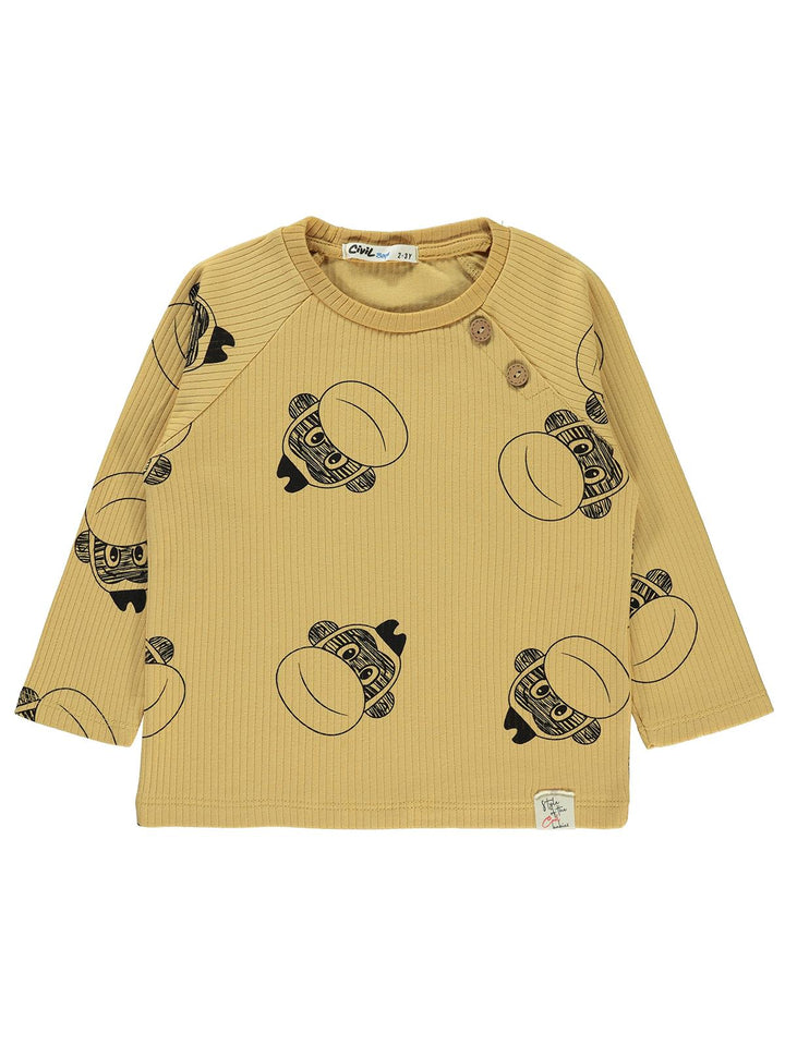 Civil Boys Crew Neck T-Shirt L/S #BC97736 (S-22)