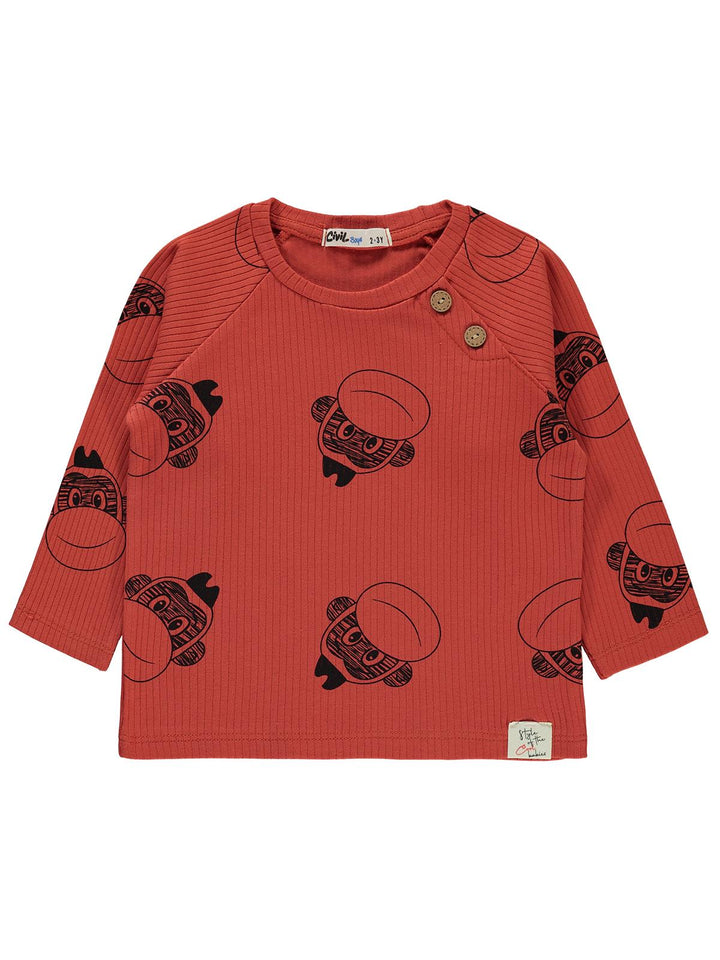 Civil Boys Crew Neck T-Shirt L/S #BC97736 (S-22)