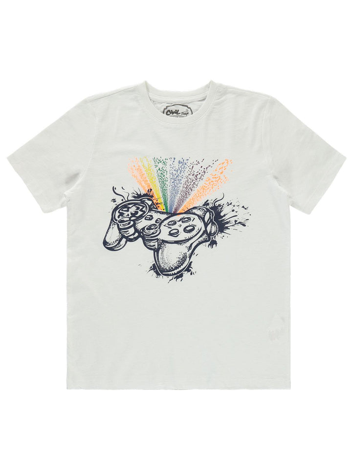 Civil Boys Crew Neck T-Shirt H/S #E096 (S-22)