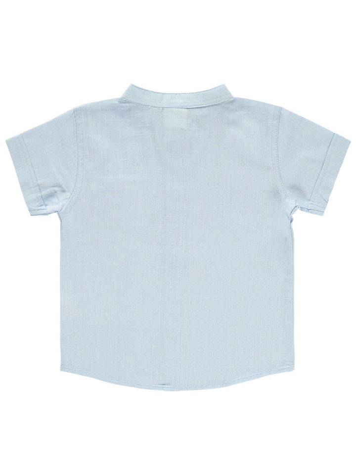 Civil Boys H/S Linen Ban Collar Shirt F/O #2021100 (S-22)