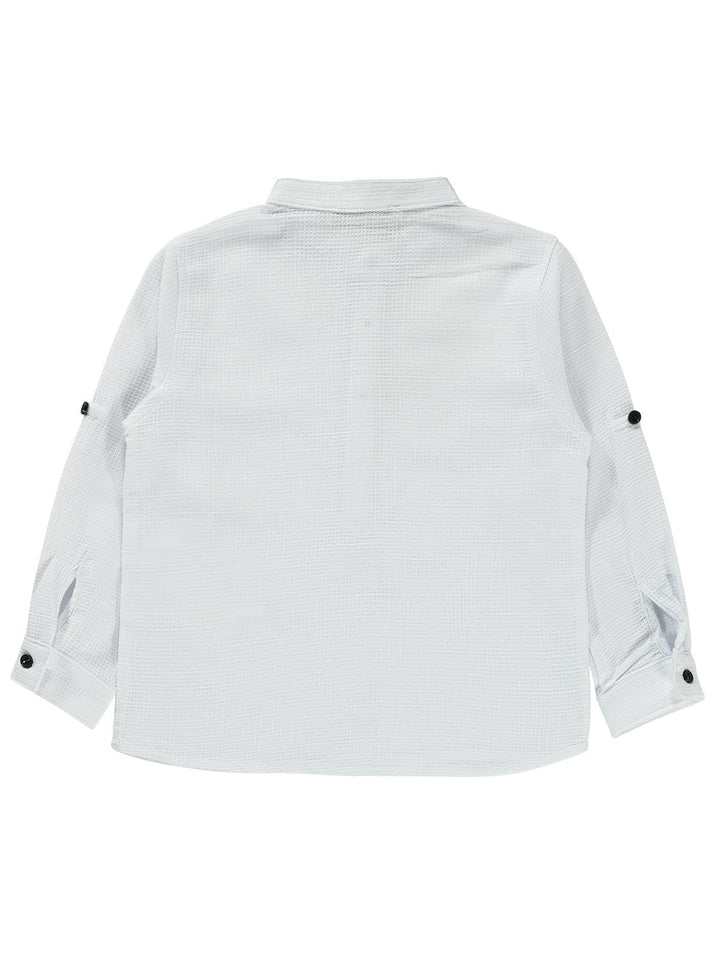 Civil Boys F/S Linen Collar Shirt F/O #C8100 (S-22)