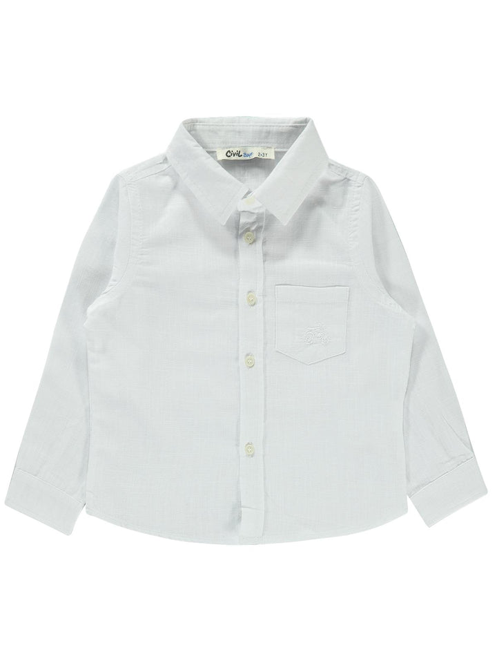 Civil Boys F/S Linen Collar Shirt F/O #2203-3 (S-22)